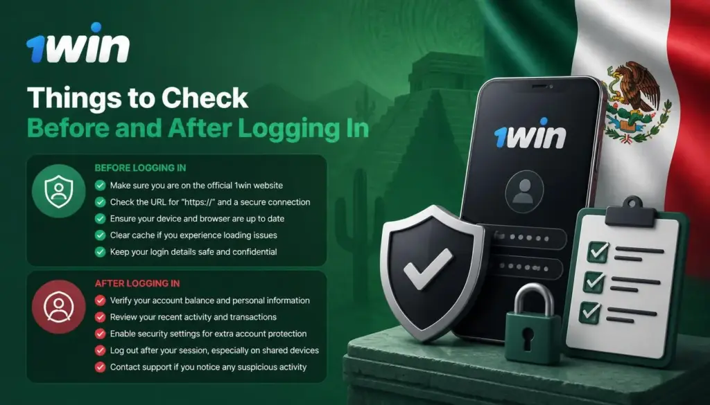 Ilustración de acceso a la cuenta 1win para México: conditions